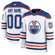 Именная игровая джерси Edmonton Oilers Fanatics White Away Premium