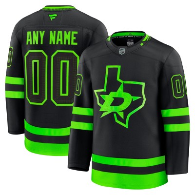 Именная игровая джерси Dallas Stars Fanatics Alternate Premium Custom - Black