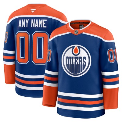 Именная игровая джерси Edmonton Oilers Fanatics Royal Home Premium