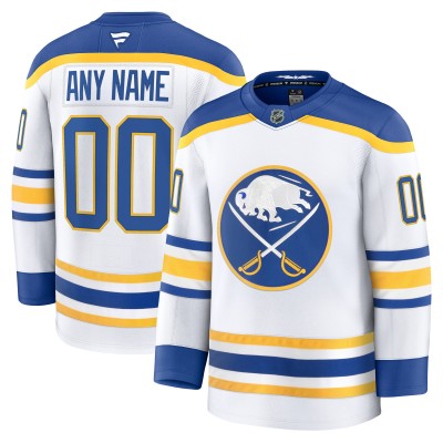 Именная игровая джерси Buffalo Sabres Fanatics White Away Premium Custom