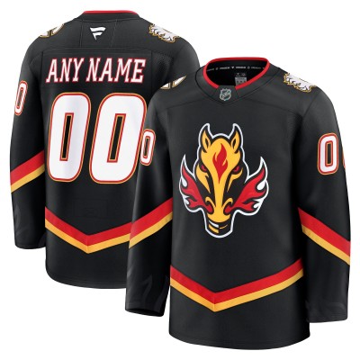 Именная джерси Calgary Flames Fanatics Black Alternate Premium