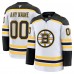 Именная игровая джерси Boston Bruins Fanatics White Away Premium Custom
