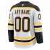 Именная игровая джерси Boston Bruins Fanatics White Away Premium Custom