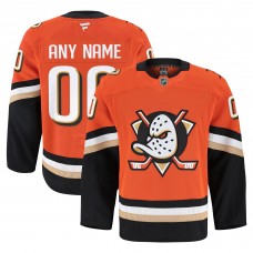 Именная джерси Anaheim Ducks Fanatics Orange Home Authentic Pro