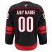 Carolina Hurricanes Fanatics Black Home Authentic Pro Custom Jersey