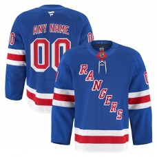 New York Rangers Fanatics Royal Home Authentic Pro Custom Jersey New York Rangers Fanatics Royal Home Authentic Pro Custom Jersey