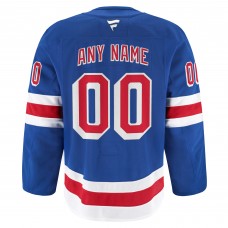 New York Rangers Fanatics Royal Home Authentic Pro Custom Jersey New York Rangers Fanatics Royal Home Authentic Pro Custom Jersey