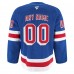 New York Rangers Fanatics Royal Home Authentic Pro Custom Jersey