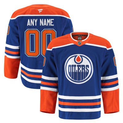 Именная игровая джерси Edmonton Oilers Fanatics Royal Home Authentic Pro