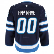 Winnipeg Jets Fanatics Navy Home Authentic Pro Custom Jersey Winnipeg Jets Fanatics Navy Home Authentic Pro Custom Jersey