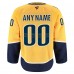 Nashville Predators Fanatics Gold Home Authentic Pro Custom Jersey