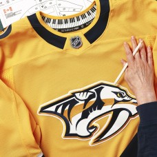Nashville Predators Fanatics Gold Home Authentic Pro Custom Jersey