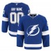 Tampa Bay Lightning Fanatics Blue Home Authentic Pro Custom Jersey