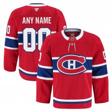 Montreal Canadiens Fanatics Red Home Authentic Pro Custom Jersey