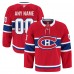 Montreal Canadiens Fanatics Red Home Authentic Pro Custom Jersey