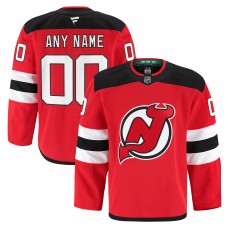 New Jersey Devils Fanatics Red Home Authentic Pro Custom Jersey