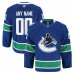 Vancouver Canucks Fanatics Blue Home Authentic Pro Custom Jersey