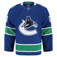 Vancouver Canucks Fanatics Blue Home Authentic Pro Custom Jersey