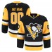 Именная игровая джерси Pittsburgh Penguins Fanatics Black Home Authentic Pro Custom