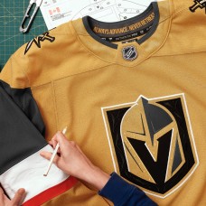 Именная игровая джерси Vegas Golden Knights Fanatics Gold Home Authentic Pro Custom