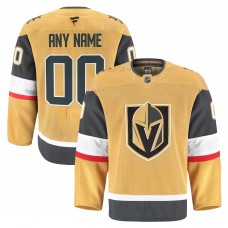 Именная игровая джерси Vegas Golden Knights Fanatics Gold Home Authentic Pro Custom