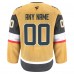 Именная игровая джерси Vegas Golden Knights Fanatics Gold Home Authentic Pro Custom