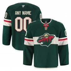 Minnesota Wild Fanatics Green Home Authentic Pro Custom Jersey