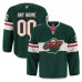 Minnesota Wild Fanatics Green Home Authentic Pro Custom Jersey