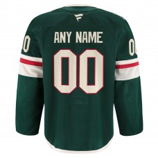 Minnesota Wild Fanatics Green Home Authentic Pro Custom Jersey