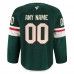 Minnesota Wild Fanatics Green Home Authentic Pro Custom Jersey