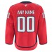 Именная игровая джерси Washington Capitals Fanatics Red Home Authentic Pro Custom