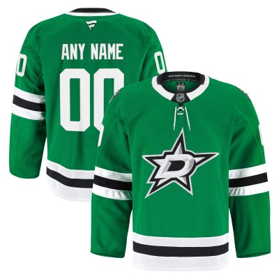 Именная игровая джерси Dallas Stars Fanatics Home Authentic Pro Custom - Kelly Green