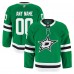 Именная игровая джерси Dallas Stars Fanatics Home Authentic Pro Custom - Kelly Green
