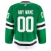 Именная игровая джерси Dallas Stars Fanatics Home Authentic Pro Custom - Kelly Green