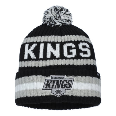 Шапка с помпоном Los Angeles Kings 47 Black Bering Cuffed