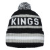 Шапка с помпоном Los Angeles Kings 47 Black Bering Cuffed