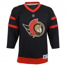 Preschool Ottawa Senators Black Replica Jersey