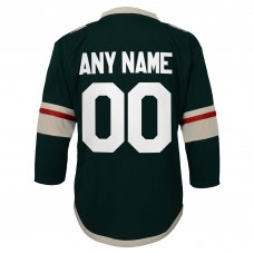 Именная игровая джерси Minnesota Wild Youth Replica Custom - Green