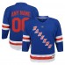 Именная игровая джерси New York Rangers Youth Replica Custom - Blue