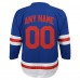 Именная игровая джерси New York Rangers Youth Replica Custom - Blue
