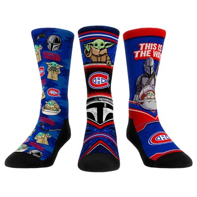 Носки Три пары носков Montreal Canadiens Rock Em Unisex The Mandalorian