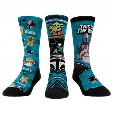 Носки Три пары носков San Jose Sharks Rock Em Unisex The Mandalorian