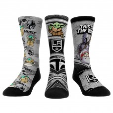 Носки Три пары носков Los Angeles Kings Rock Em Unisex The Mandalorian