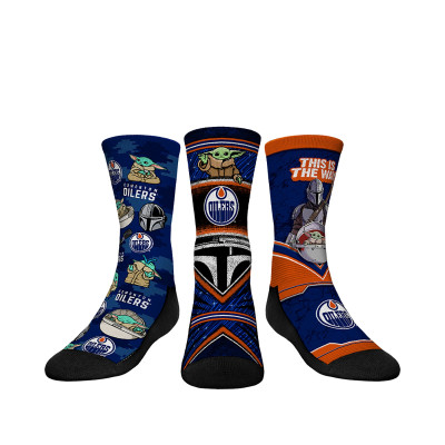 Детские носки 3 пары Edmonton Oilers Rock Em The Mandalorian