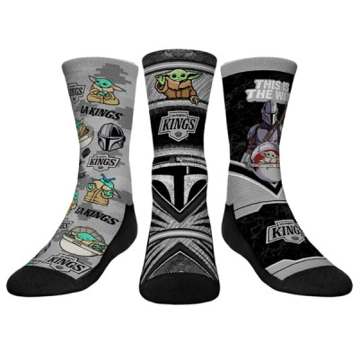 Детские носки 3 пары Los Angeles Kings Rock Em The Mandalorian