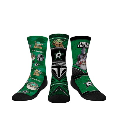 Носки Три пары носков Dallas Stars Rock Em Youth The Mandalorian