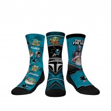 Носки Три пары носков San Jose Sharks Rock Em Youth The Mandalorian