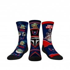 Три пары носков Washington Capitals Rock Em Socks Youth The Mandalorian