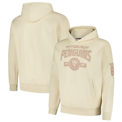 Толстовка Pittsburgh Penguins Sidney Crosby Levelwear Khaki Oversized Contact Name & Number