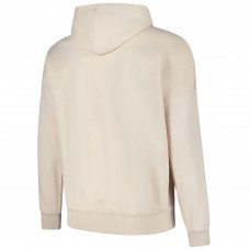 Толстовка New Jersey Devils Jack Hughes Levelwear Khaki Oversized Contact Name & Number